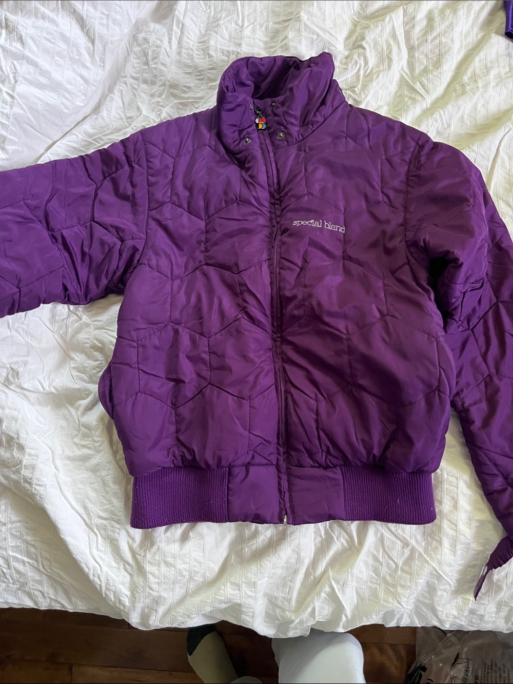 Purple Special Blend Puffer ski/snowboard jacket